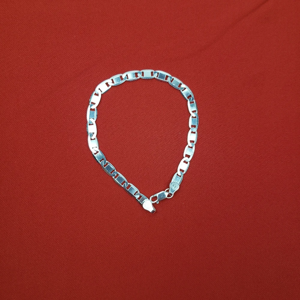 925 real solid‎ sterling silver bracelet for  men